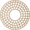 Ekena Millwork Fink Wood Fretwork Pierced Ceiling Medallion, Alder, 28"OD x 10 1/8"ID x 1/4"T CMWP28X28X0250FFAL - alternate 2